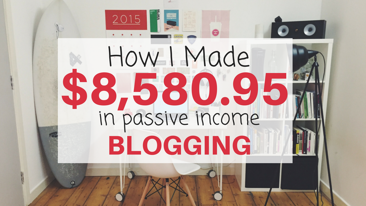 passive income blogging