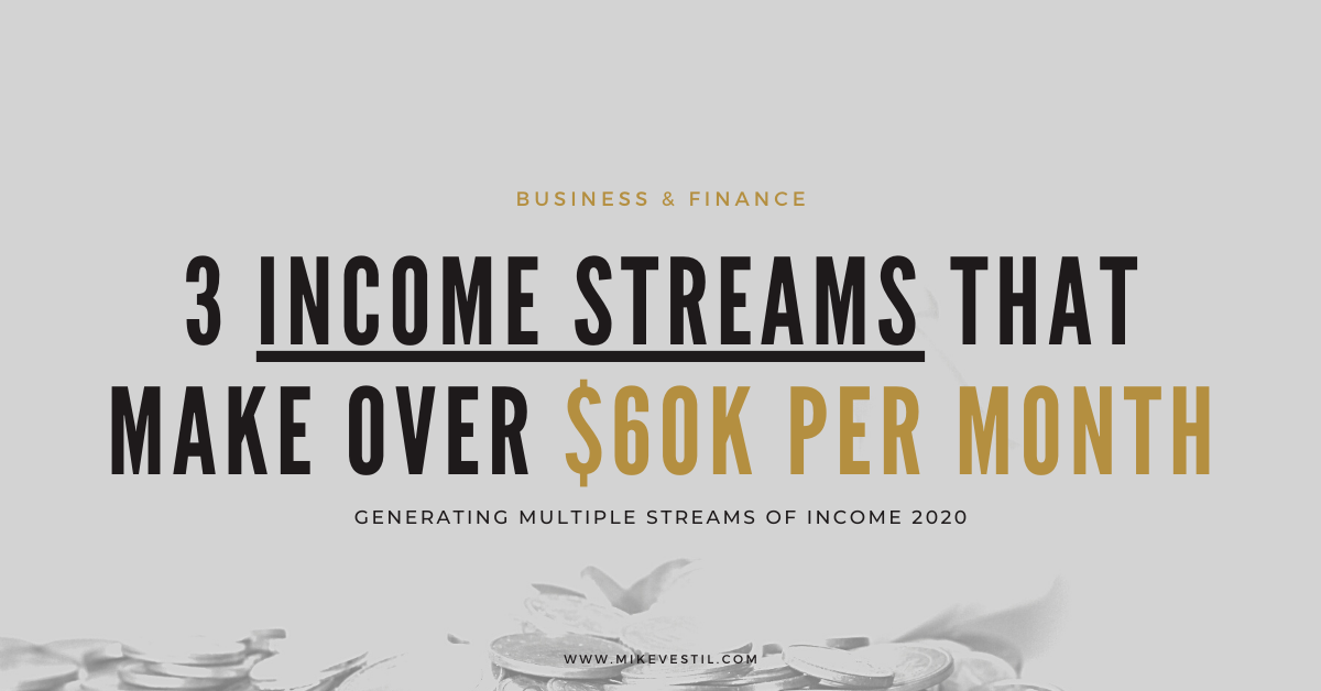 3 income streams that make multiple streams of income