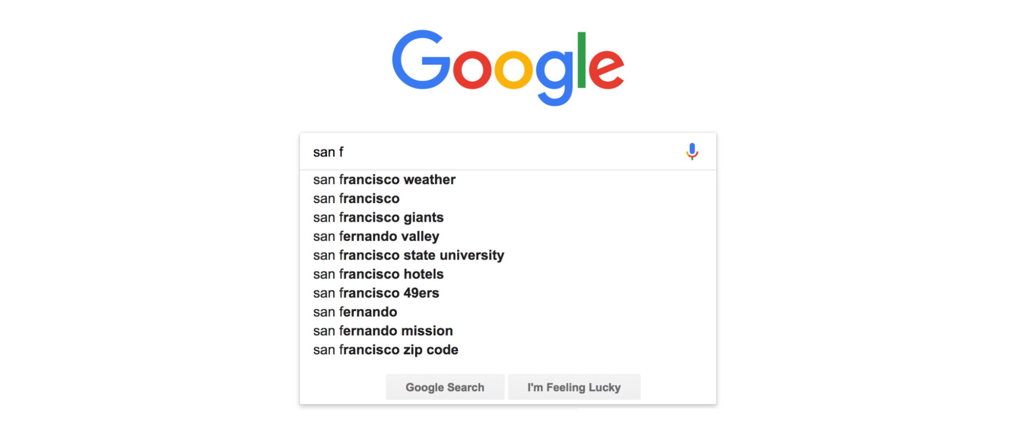 Google Autocomplete