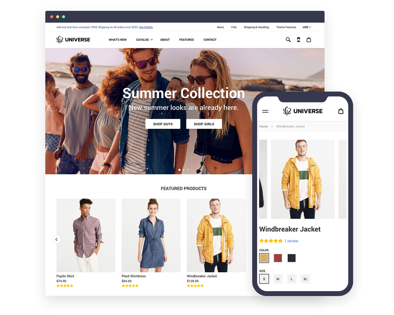 Use A Shopify Theme That Is Designed For Dropshipping