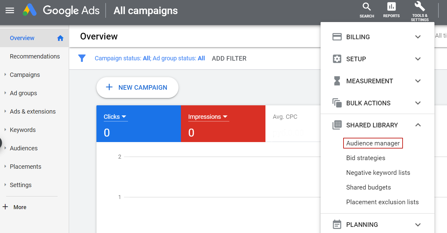 Choose Your Google Campaign Audiences