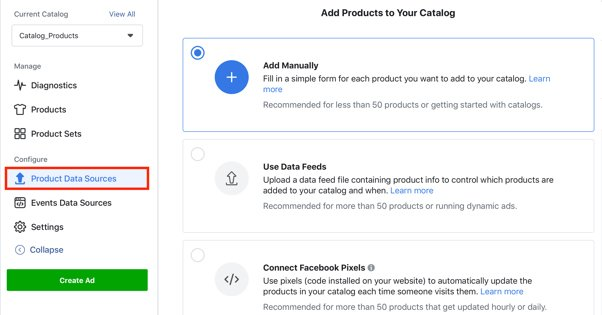 Step #4: Upload Your Product Catalog