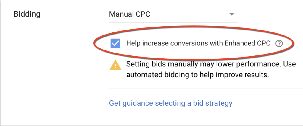 Manual Cost-Per-Click (CPC)