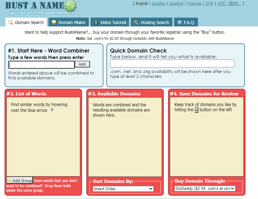 Use Name-Generating Tools