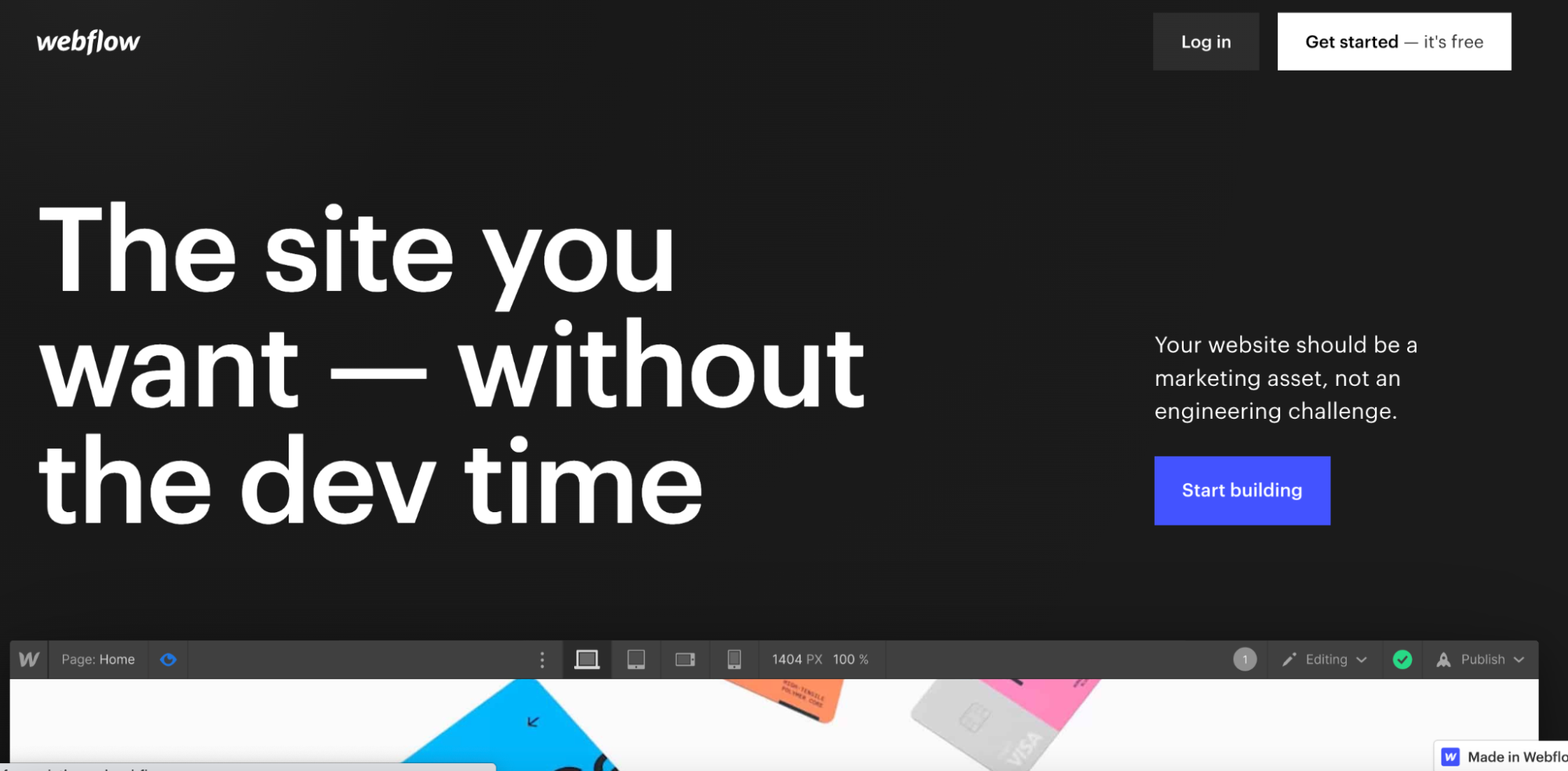Webflow Homepage