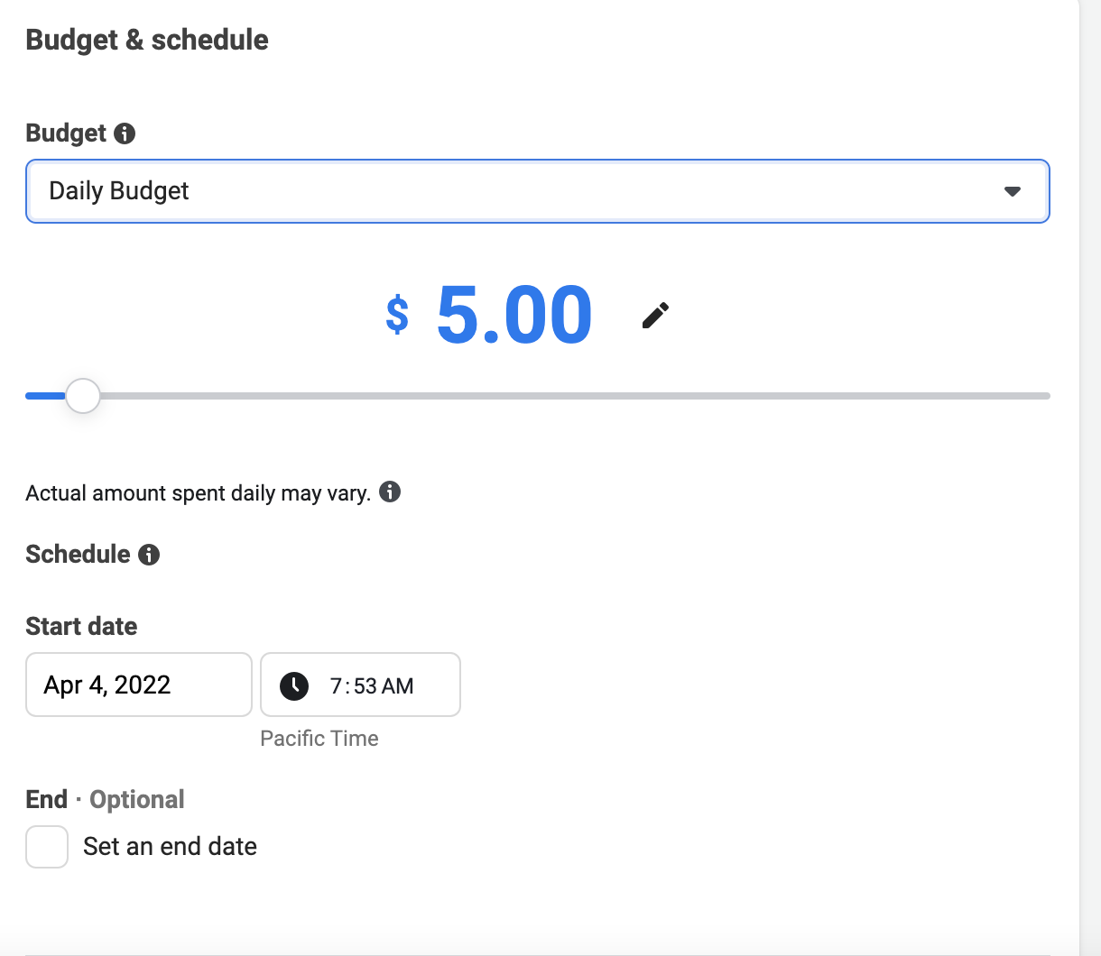 Create Your Budget And Schedule