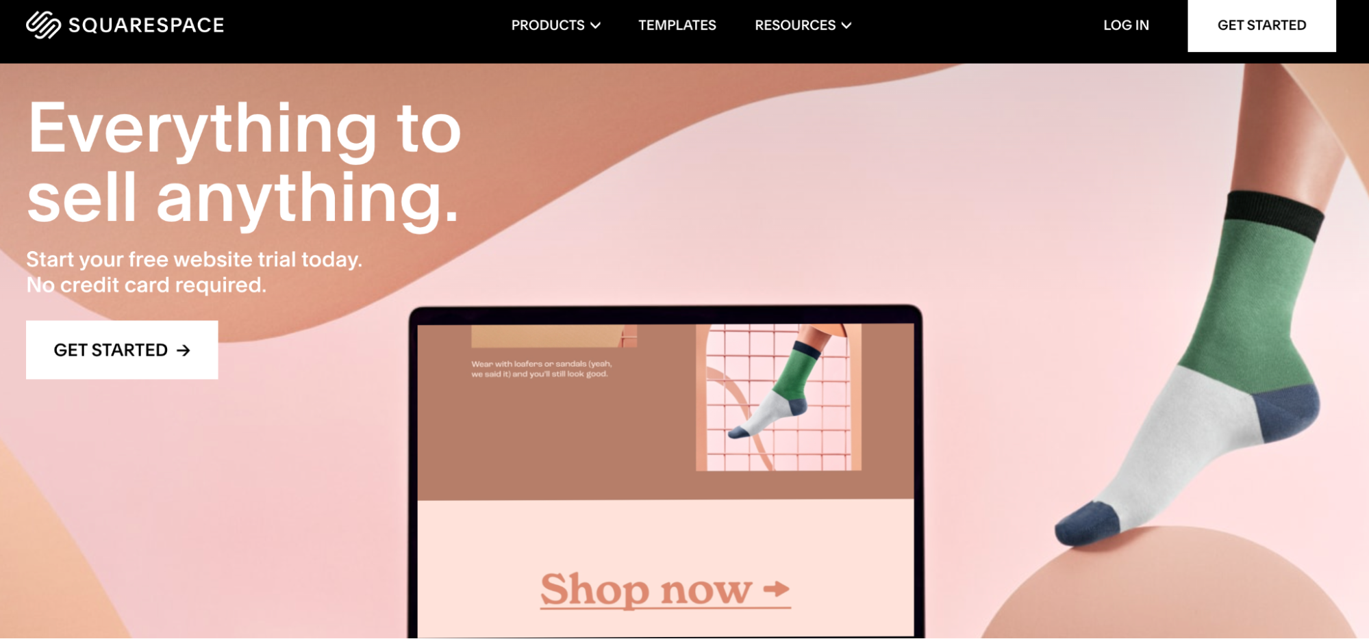 Squarespace Homepage