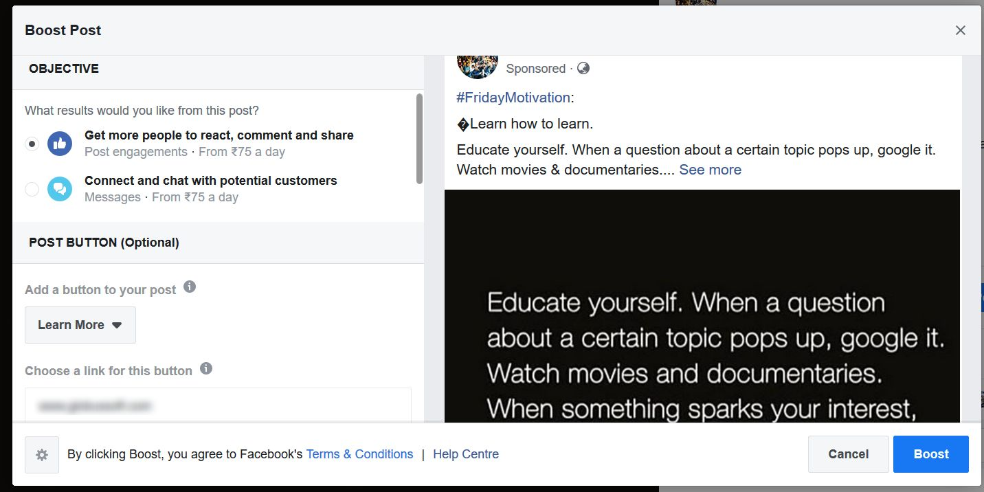 How To Create A Facebook Sponsored Post