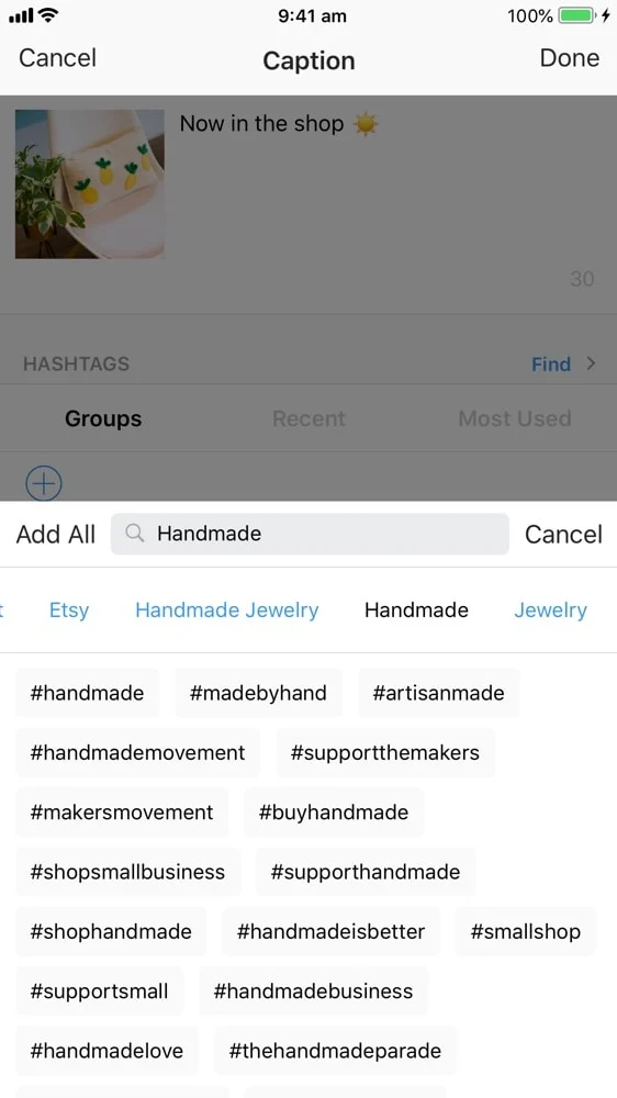 instagram screenshot hashtag caption