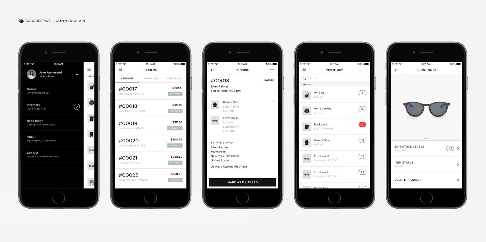 squarespace commerce app