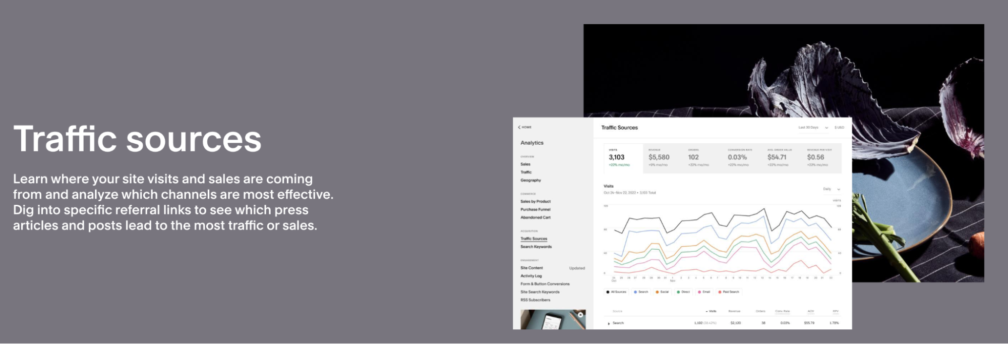 Squarespace Analytics