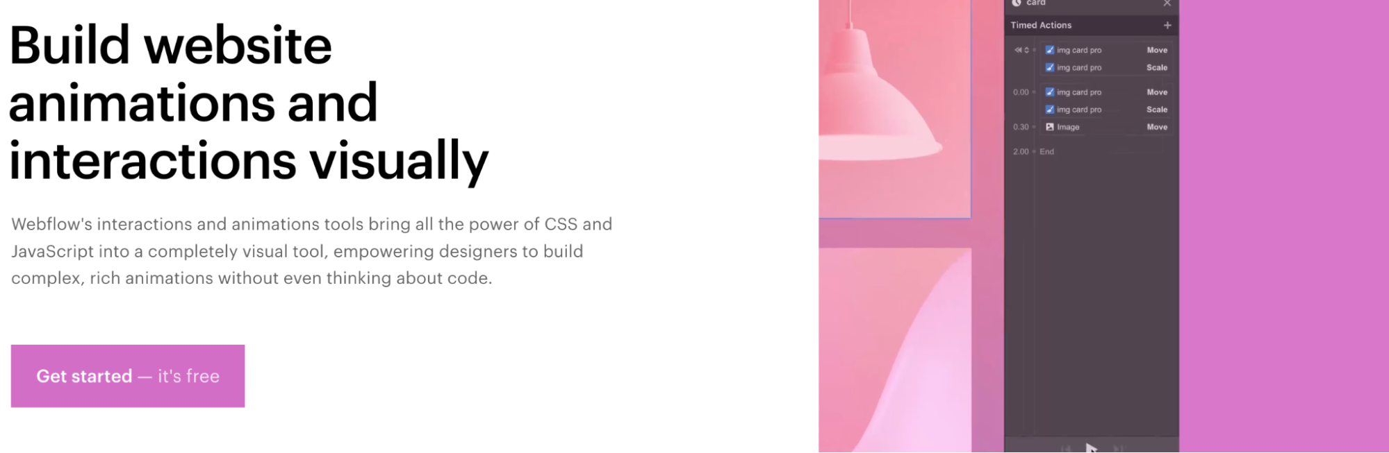 Webflow Interactions