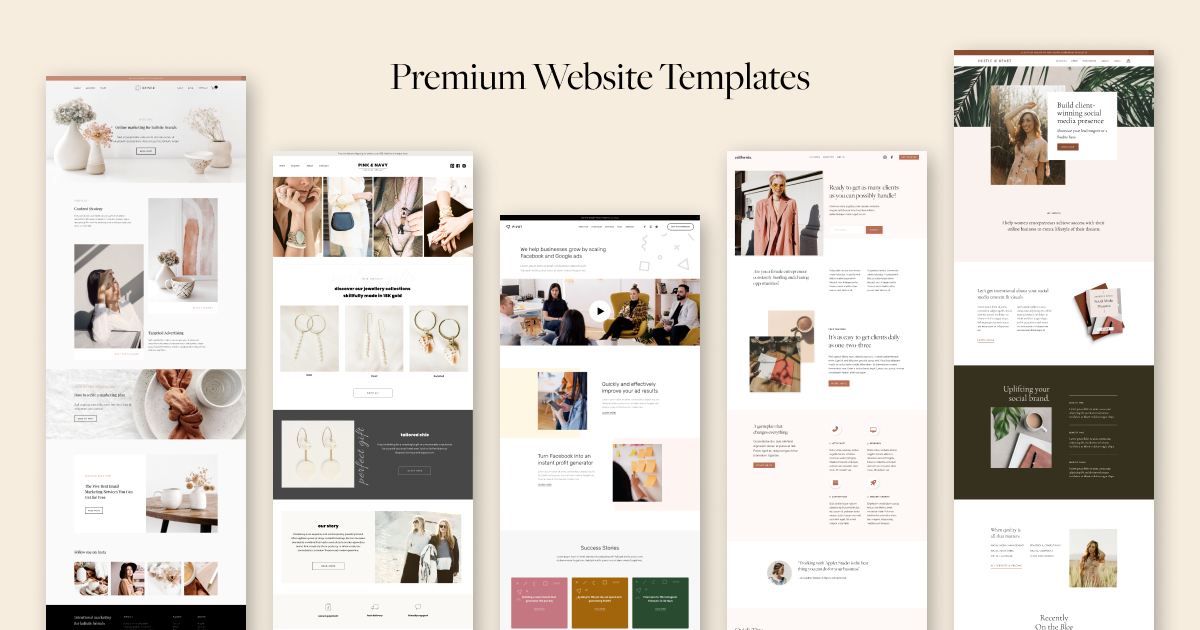 Wix premium website template