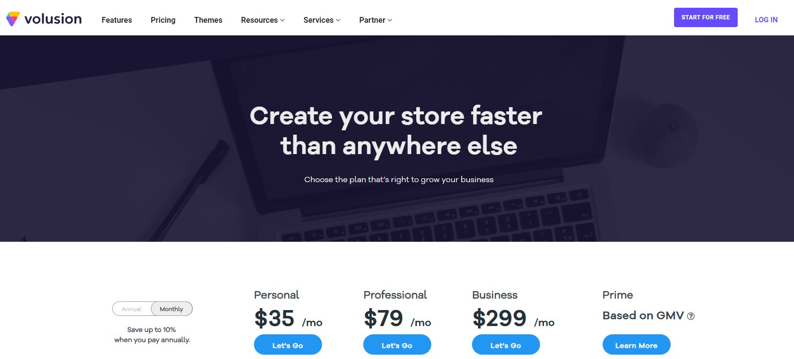 Volusion Pricing