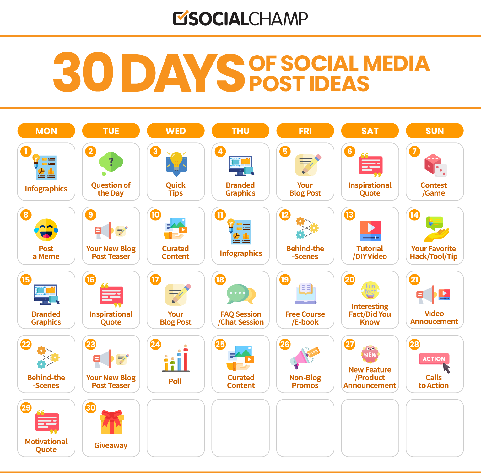 Create A Social Media Content Calendar